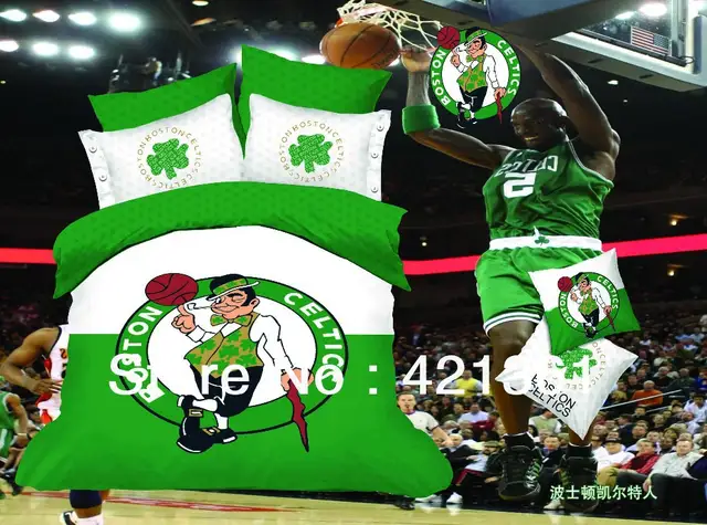 Knicks Celtics Lakers Miami Heat Rockets Bulls Basketball Bedding
