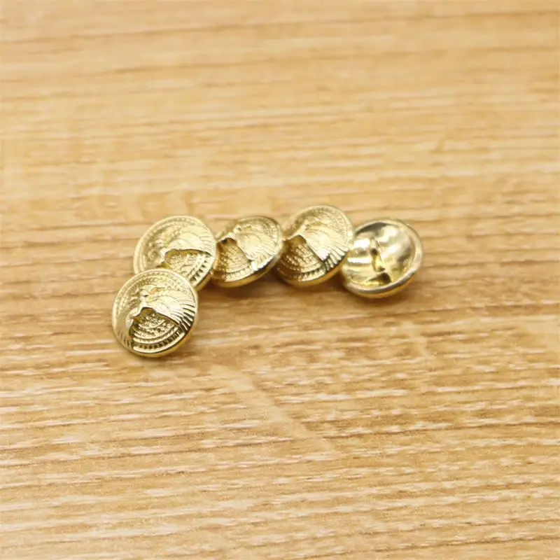 

Eagle matte gold metal buttons high - level big windbreaker coat buttons