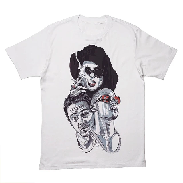 

Fight club Brad Pitt DIY men's short sleeve T-shirt cotton Round collar A variety of color