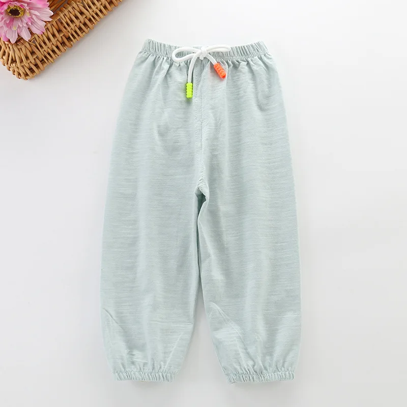 VIDMID детские штаны брюки от комаров хлопковые брюки для маленьких девочек и мальчиков Одежда для детей от 1 года до 4 лет 4097 01 - Цвет: as photo