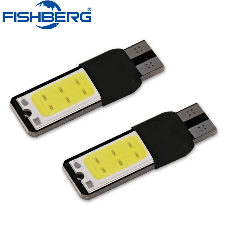 Светодиодная лампа FISHBERG 10X CAN-шина COB T10 Led No Error W5W | Автомобили и мотоциклы