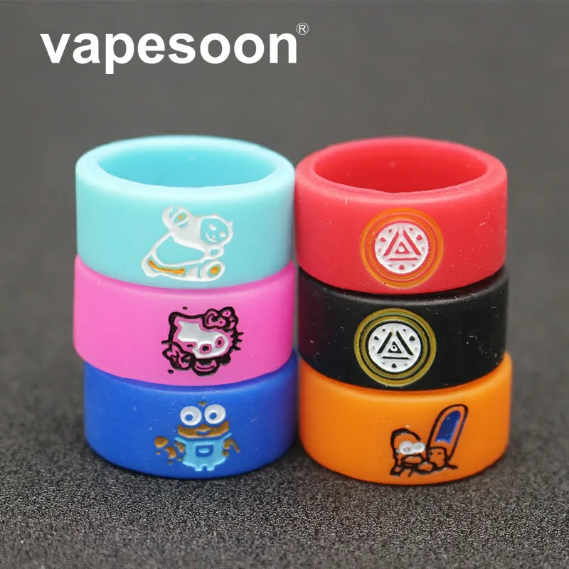 

6pcs Silicone Rings Anti-Slip Bands For Vape Tank Mods E-Cigarette Atomizers 22mm Vape Band Ring