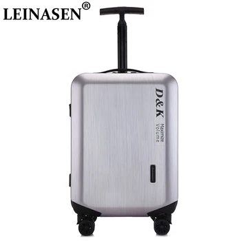 

20'24'28' Zipper Luggage, PC Shell & Metal Drawbar Rolling Luggage Bag Trolley Case Travel Suitcase Wheels Free Shipping