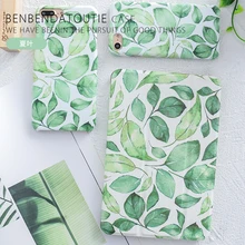 Зеленых листьев Чехол-книжка на магнитной застежке Чехол для iPad Pro 9,7 11 Air 10,5 7th10. 2 12,9 Mini2 на возраст 3, 4, 5, планшет чехол для нового iPad 9,7