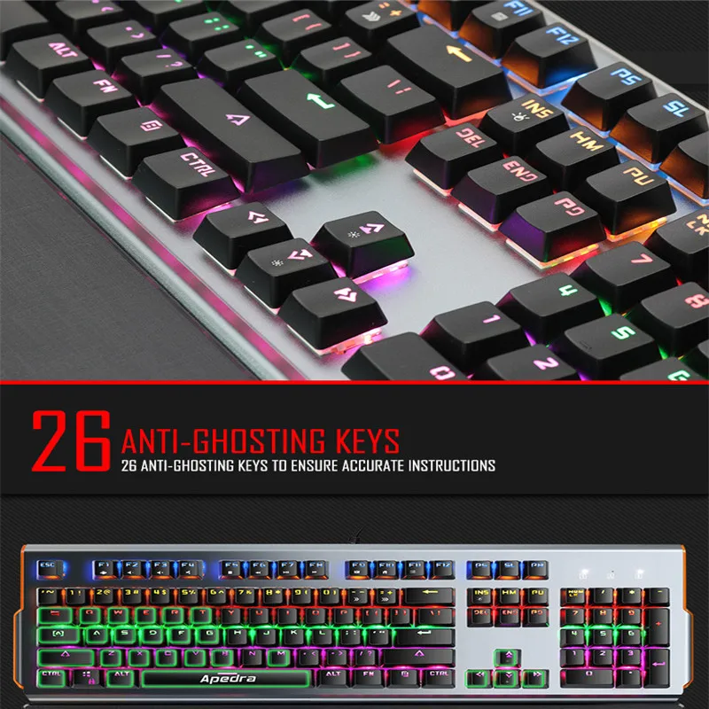 MK-X90 Ith ручная поддержка синяя линия освещения игра зеленая ось механическая клавиатура 4,10