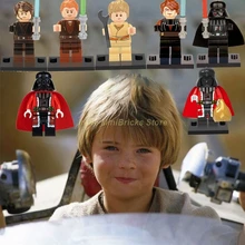 Звездные войны Дарт Вейдер Анакин Скайуокер Obi Wan Kenobi Unduli qui gon Jinn StarWars игрушки для детей строительные блоки Звездные войны