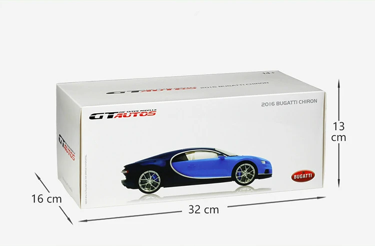 Welly GTA 1:18 Bugatti Chiron 2016 литая модель автомобиля|Наземный транспорт| |