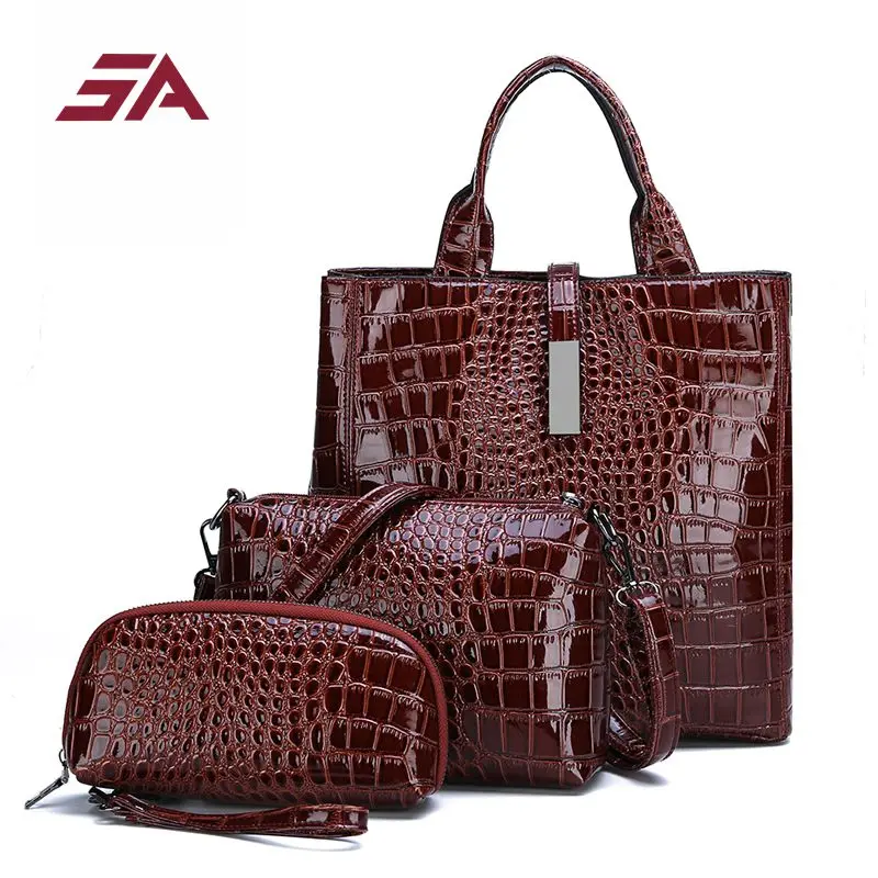 

SA ladies handbags bolsa luxury bags women bags designer high quality Alligator Leather Handbags purses and handbag