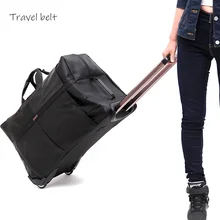 Простая Дорожная сумка с колесиками с большой емкостью и складной 24/28/32 дюймов Размер прокатки Чемодан Spinner бренд дорожного чемодана