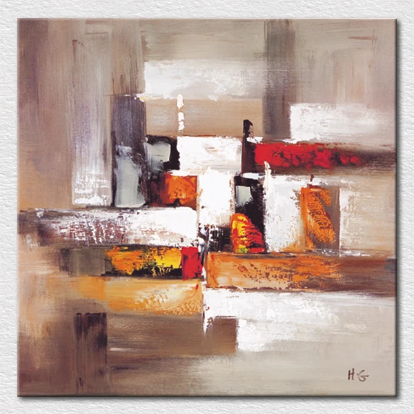 Mix kleur abstract schilderij orange zwart wit en rood schilderij  handgeschilderd canvas kunst voor kamer muur decor|canvas art|colorful  abstract paintingsred painting - AliExpress