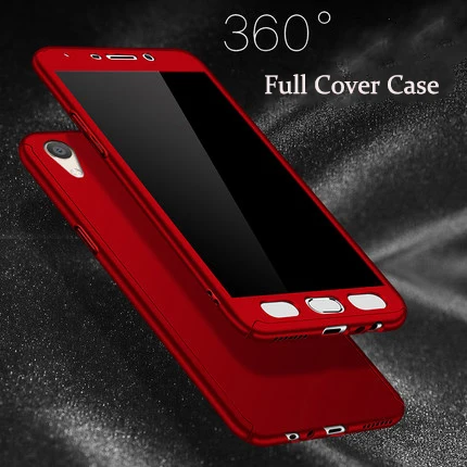 

GXE 360 Degree Protection Shockproof Back Cover For VIVO Y53 Cases Matte Hard Plastic Full Body Phone Covers For VIVO Y55 Case