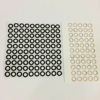 

100Pcs/lot High Quality Rear Back Camera Glass Lens Cover Circle with Adhesive Sticker Tape for iPhone 7 4.7" Replacement Parts
