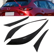 Задний светильник из углеродного волокна, накладка на голову, полоски для бровей, защита для век, для Mazda Cx-5 Cx5 KF