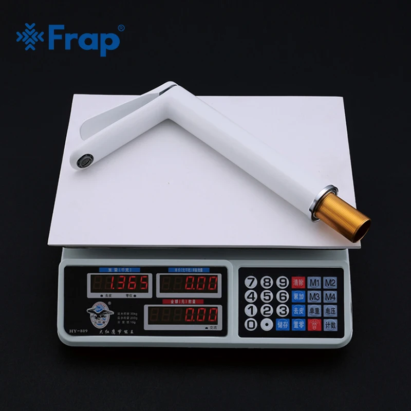 FRAP новый высокий смеситель для ванной комнаты белая аэрозольная краска