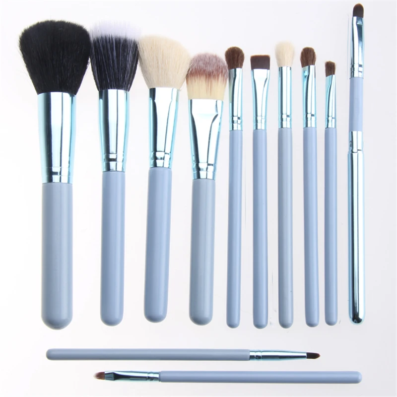 

BBL 12pcs Solid Color Makeup Brushes Set Foundation Brush Eyeshadow Eyebrow Contour Powder Blending Brush Brush Pincel Maquiagem