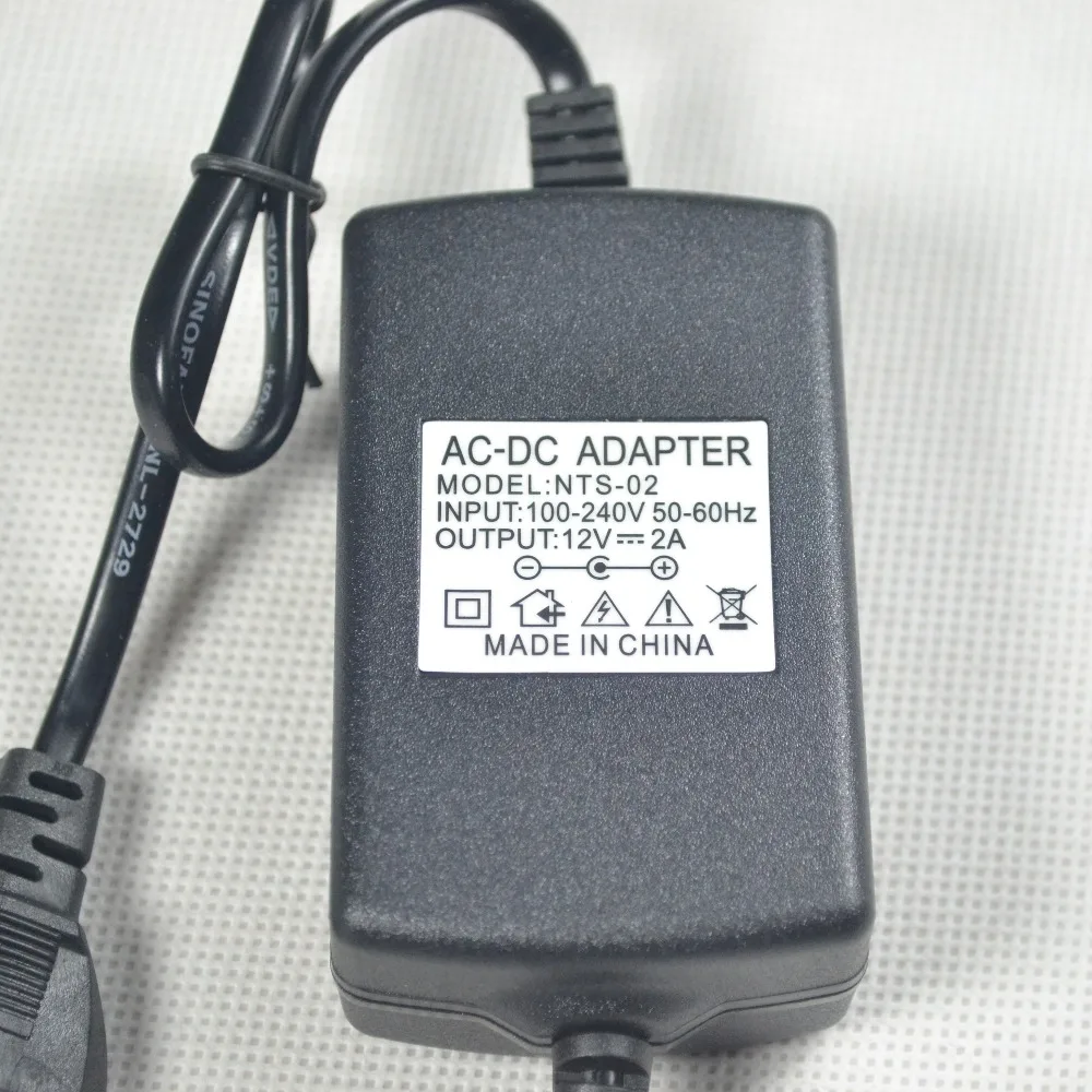 12 V 2A 100-240 V AC/DC блок питания ЕС/США вилка адаптер питания зарядное устройство для камеры видеонаблюдения светодиодный свет полосы