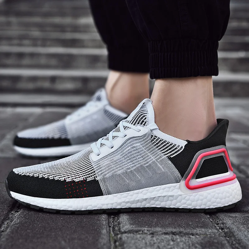 

Fahion Outdoor Athletics Fitness Men Shoes Sports Sneakers Breathable Light Weight Summer Running Shoes for Man Hot sales