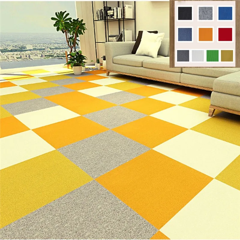 

Tiles Office Carpet Conference Room Mosaic Full Floor Rugs Bedroom Square Mat Company Office Studio Carpet 2019 New #SS