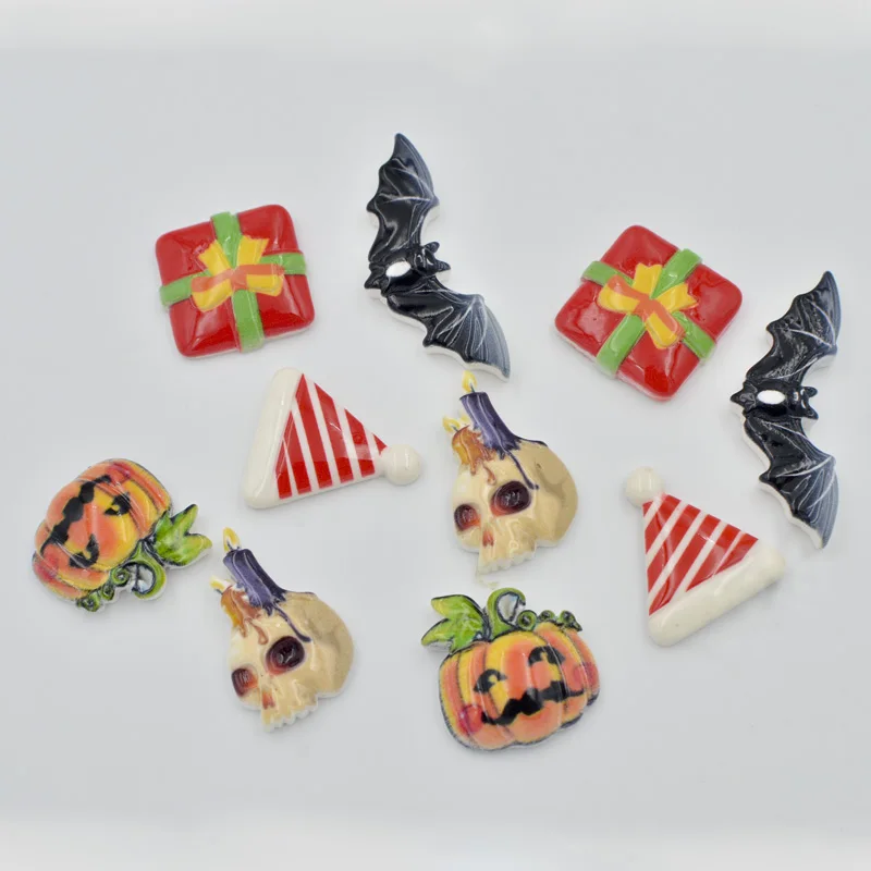 

DIY 100pcs Resin Hallowe Series Combination Flatback Stone Child Scrapbook Craft F197*10