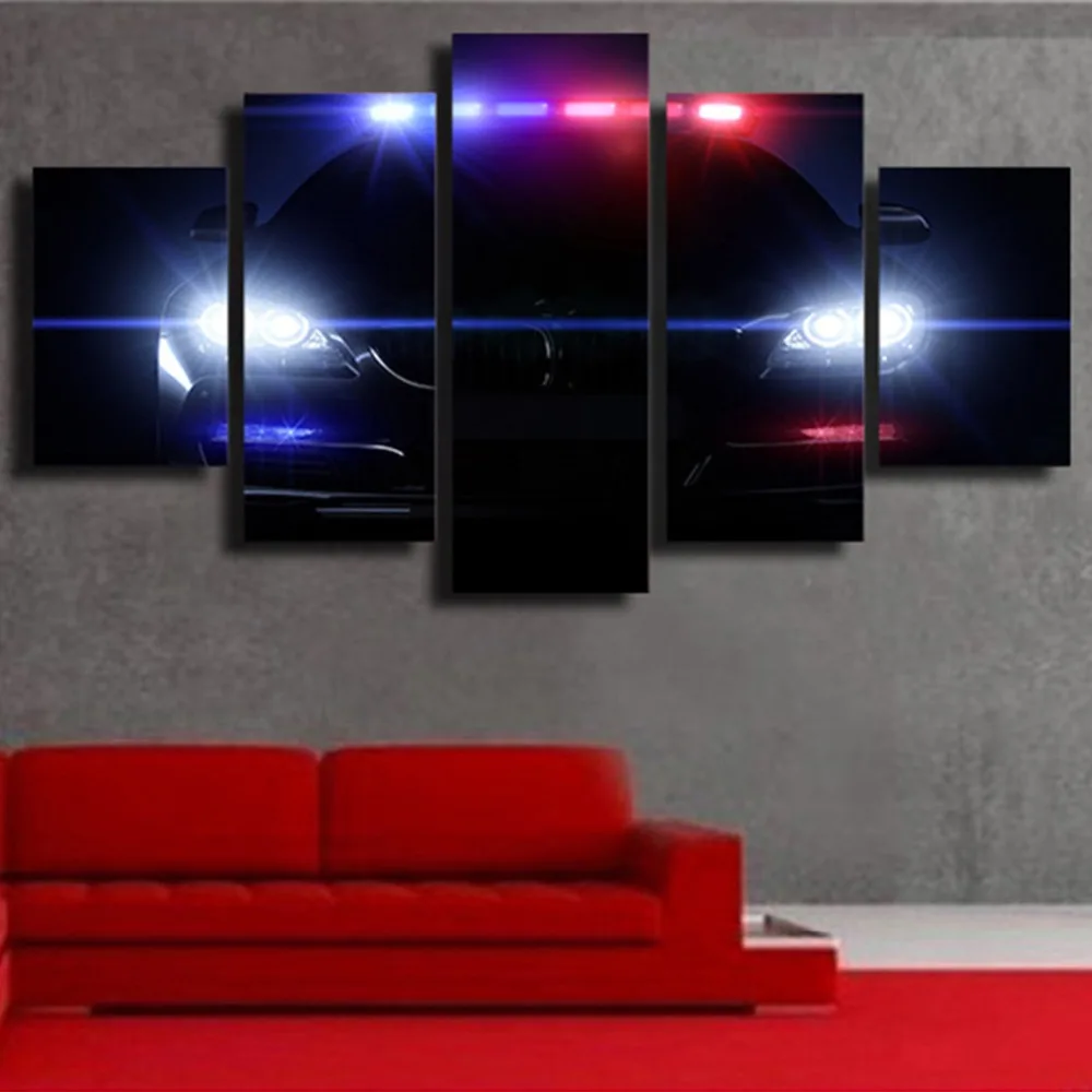 Hd Print 5 Stuks Super Auto Neon Verlichting Canvas Schilderij Moderne Home Decor Art Foto Woonkamer Decor Art Pt1281 Hd Prints Painting Modernart Pictures Aliexpress