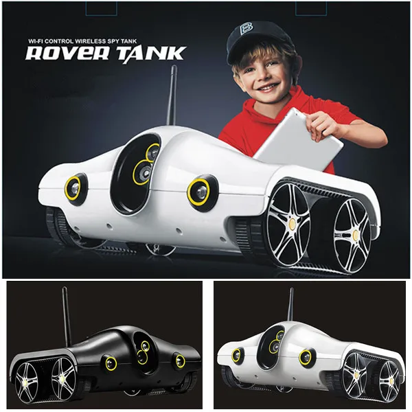 Free shipping 2016 Newest Wifi Controll Wireless i-Spy Tank With Photographs, Video, Camera Function, WI-FI Rover Tank vs TH104