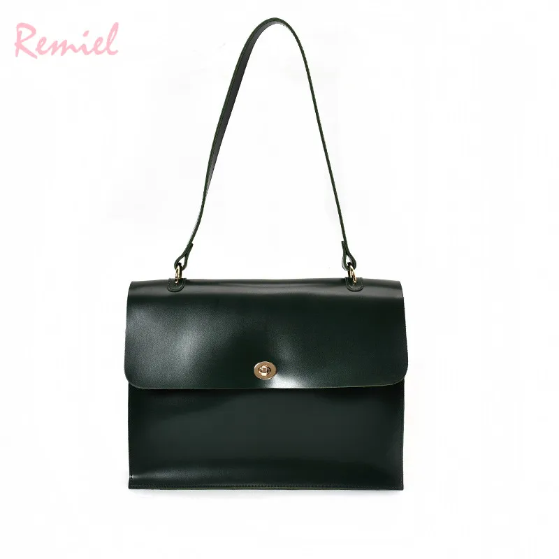  Retro Fashion Female Big Bag 2018 New Quality PU Leather Women's Designer Handbag Ladies Briefcase  - 32919688737