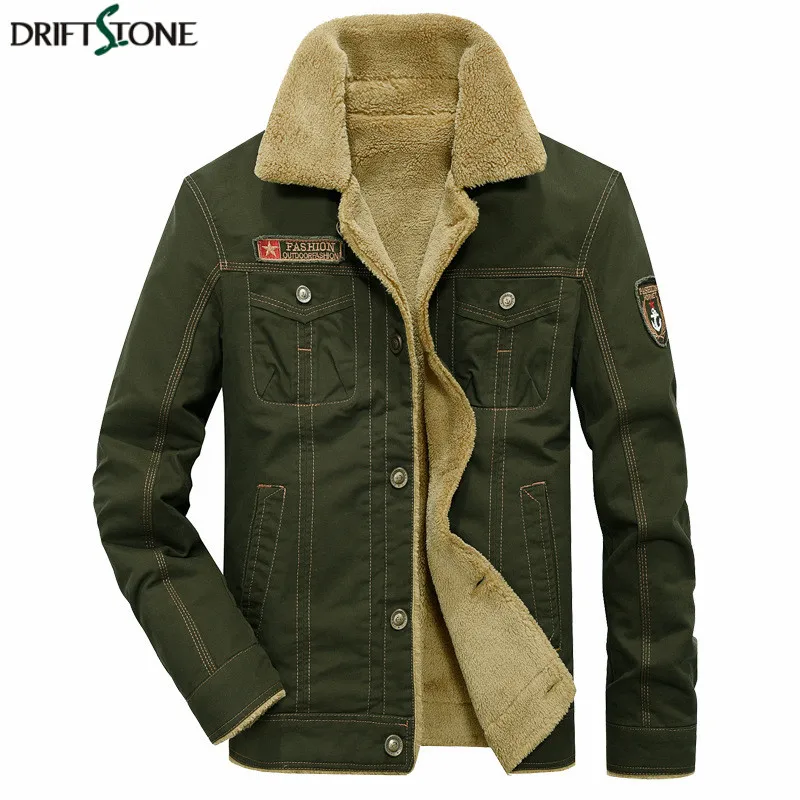 New Winter Fleece Military Jacket Men Army Outwear Tactical Jackets