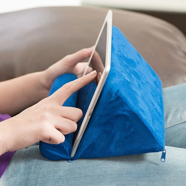 foldable Tablet Pillow For Ipad Book Reading holder PC tablet stand folding Cushion Portable