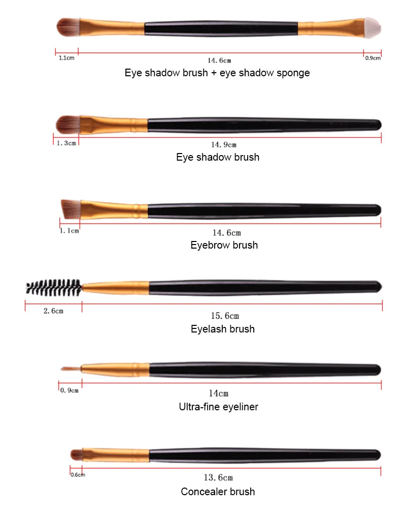 Clearance Sale 20 Pcs Brushes for Makeup Set Tools Make-up Makeup Brushes Foundation Blusher Powder Contour Eyeshadow Eyebrow (5)