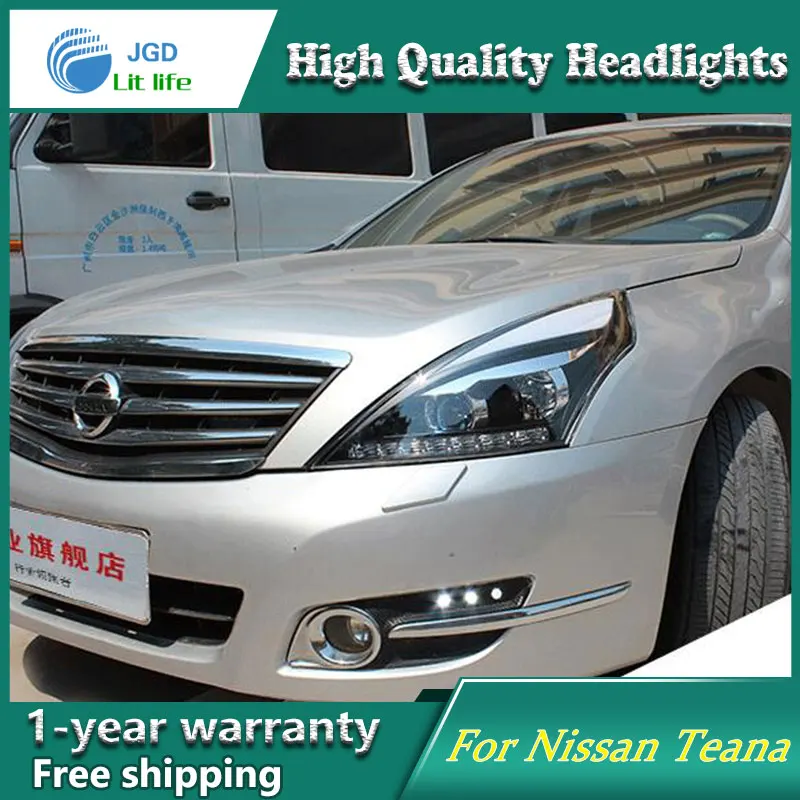 Auto Clud Style LED Head Lamp For Nissan Teana 2008 2012 Led Headlights Signal Led Drl