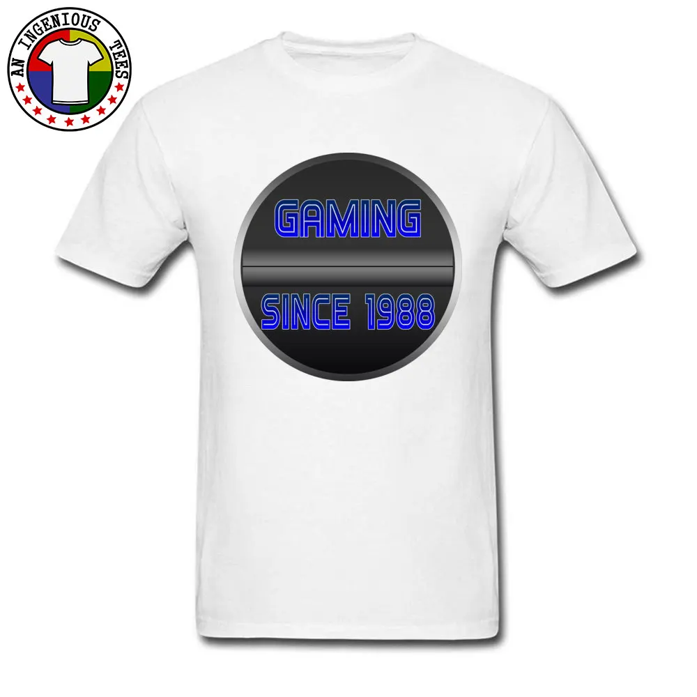 100% Cotton Male Short Sleeve Retro Gamer T-Shirt Summer Tops Shirt Discount Summer O Neck T Shirts Top Quality Retro Gamer white