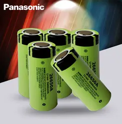 8 шт 100% оригинал Panasonic 26650A 3,7 V 5000 mAh высокой емкости 26650 литий-ионные аккумуляторы