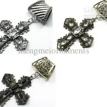 18 шт смешанных прозрачных кристаллов horseeye Крест шармов шарф подвеска «сделай сам» ювелирные изделия 3 цвета