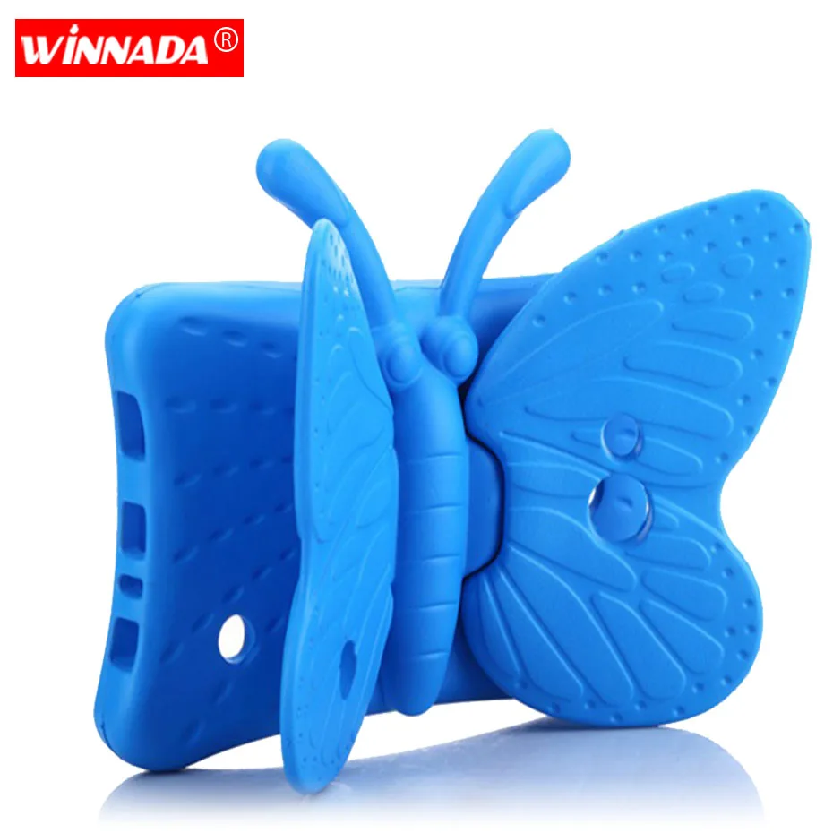 

Kids case for Samsung Galaxy Tab 3 7.0 T110 T111 T230 P3200 7 inch Butterf Cartoon 3D Protective Non-toxic Foam Shockproof cover