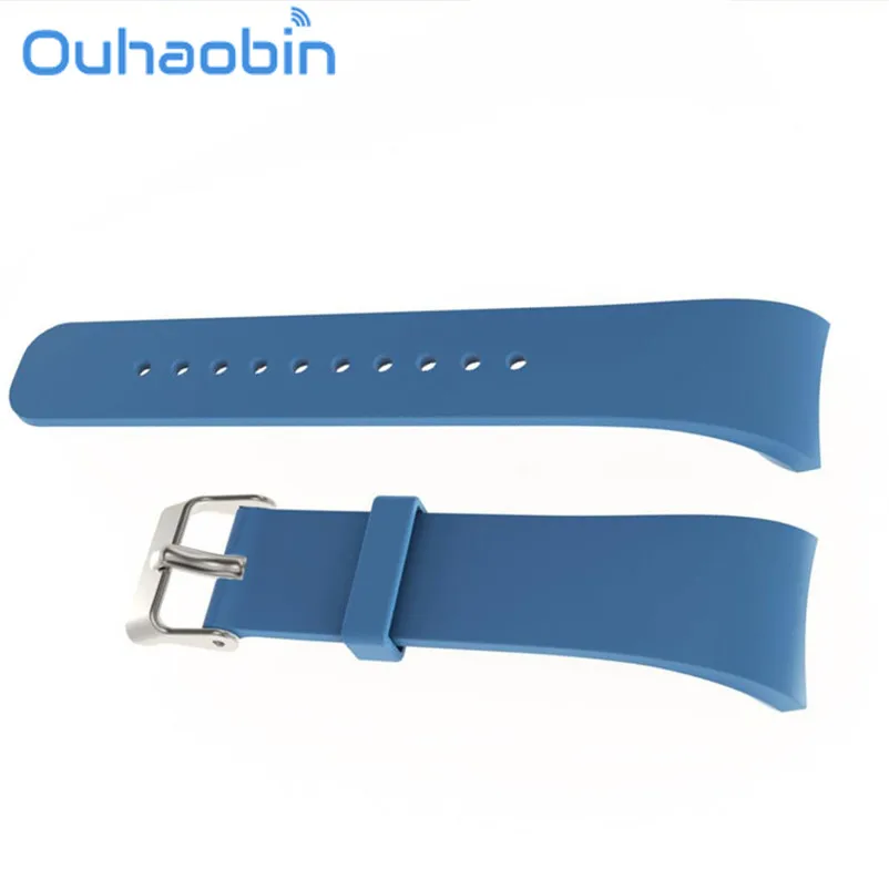 Ouhaobin Роскошные Силиконовые часы замена ремешок для samsung gear Fit2 Pro фитнес подарок Oct