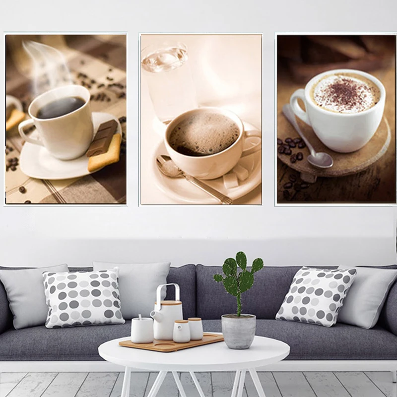 

5D Diamond Painting Full round Coffee Cup Vintage Rhinestones Pictures Diamond Mosaic Full Display Diamond Embroidery Sale 3pcs