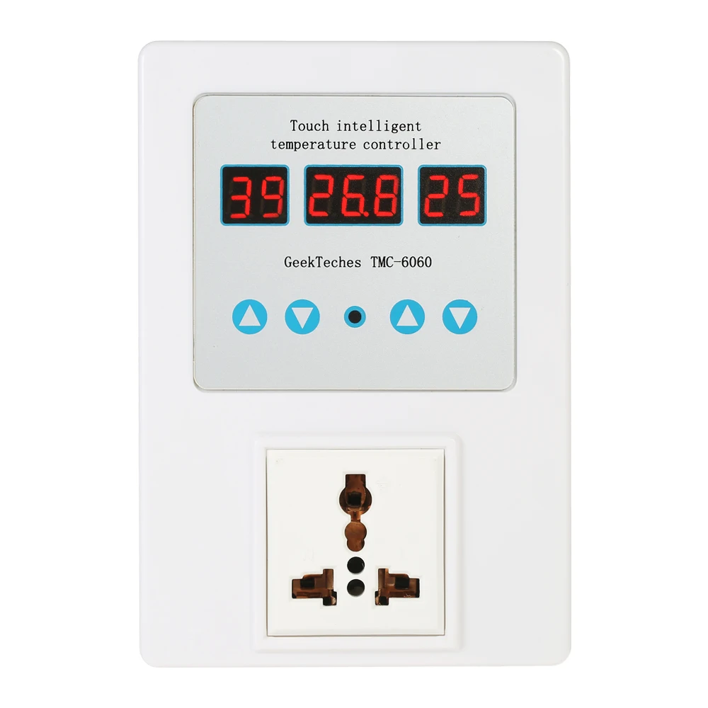 

Digital LED Thermostat Temperature Controller Electrical Sockets Water Temperature Controller Waterproof Probe NTC Sensor US/EU