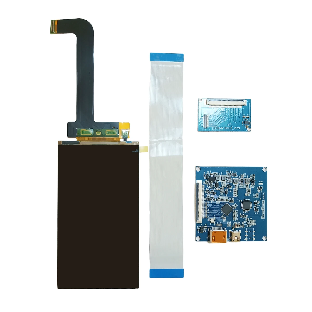 

5.5 inch 1440x2560 2K IPS LCD screen display with HDMI to MIPI controller board for Raspberry Pi 3 LS055R1SX03