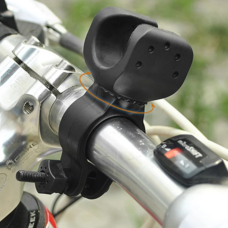 

360 Degree Rotation Bicycle Light Holder Flashlight Bracket MTB Road Bike Multifunction Torch Mount Head Front Light Clip PA0107