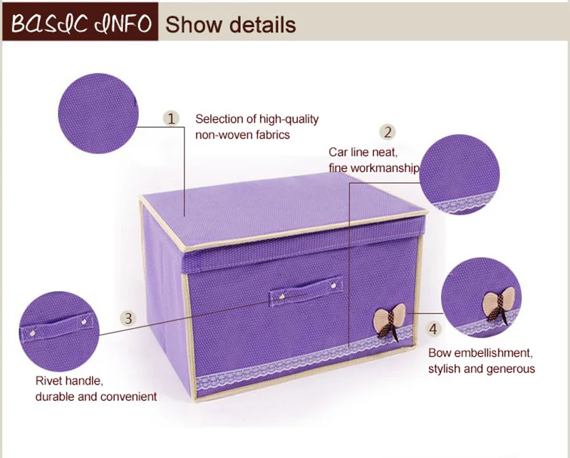 Домашняя одежда Органайзер коробка для хранения размер нетканый складной ящик шкаф контейнер косметические ящики для хранения