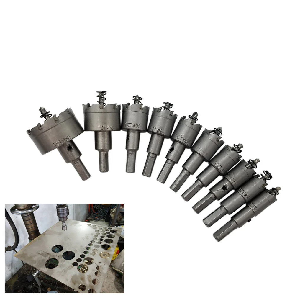 HSS taladro broca sierra perforadora abridor manual herramienta de  perforación 16mm 60mm para acero inoxidable, hierro fundido, aleación de  aluminio|Taladros| - AliExpress