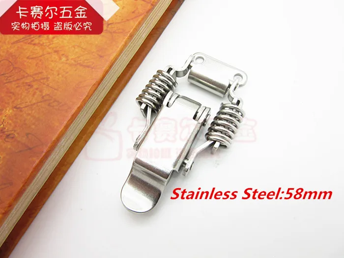 

58mm Stainless Steel High Quality Chests Cases Boxes Suitcase Hardware Hasp Toggle Latch Catch Buckles 2pcs