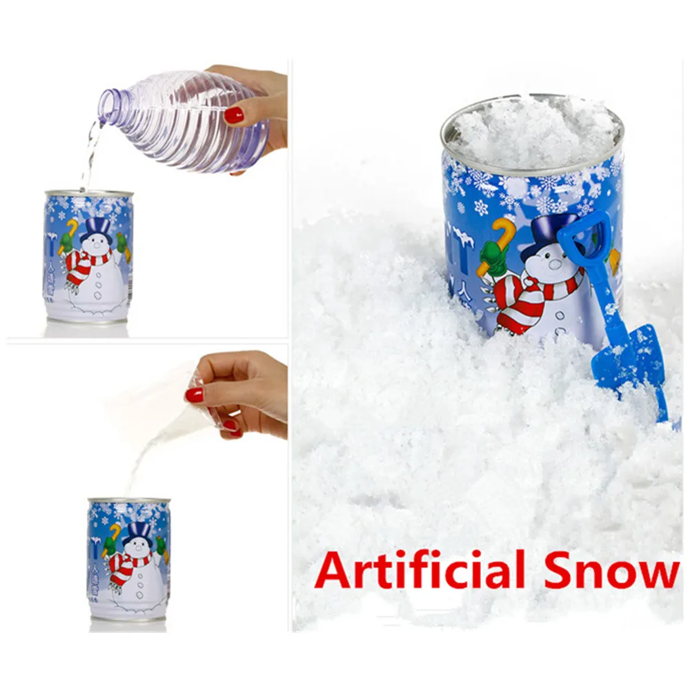 C# 2017 NEW Instant Xmas Magic Snow Powder Reusable Artificial Christmas Decoration Cans #1031 B | Дом и сад