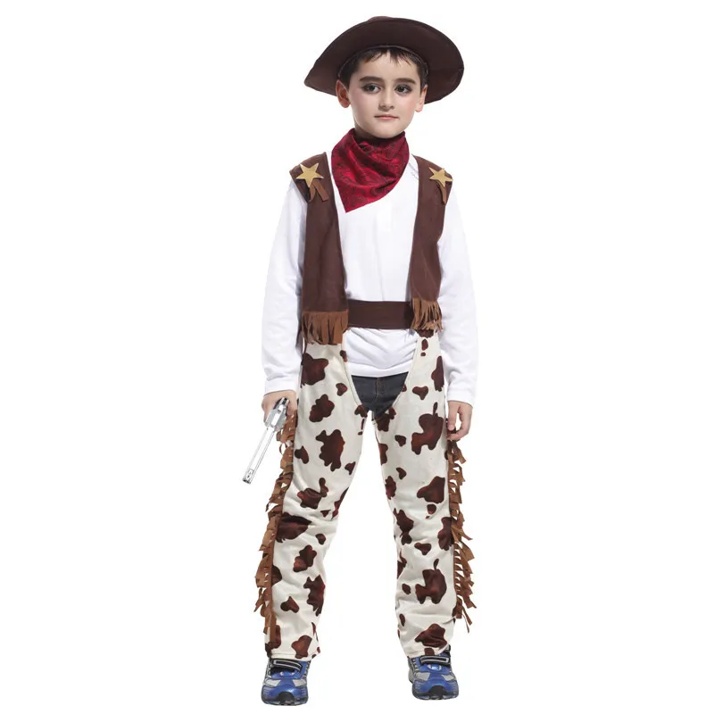 Cowboy Toddler Boys Fancy Dress Costume Halloween Party Western 2-3 Years