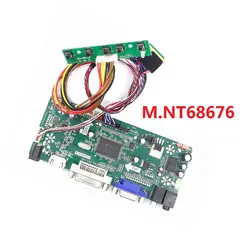 M. NT68676 комплект платы контроллера lcd VGA светодиодный HDMI DVI DIY 40pin для 1366X768 LP156WH3 (TL) (L3)/(TL) (M1) 15,6 "панель экрана