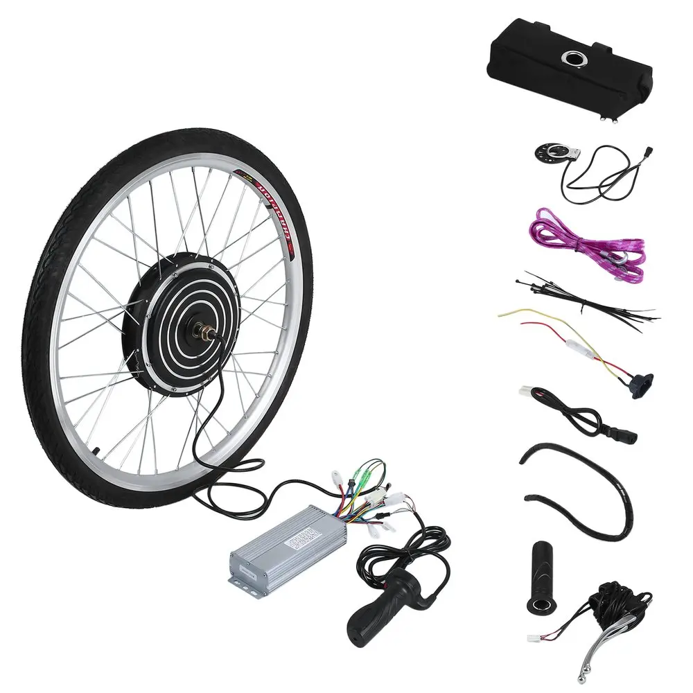 

36V 500W Electric Bicycles E-Bike 26inch Rear Wheel Conversion Kit High Power Cycling Brushless Motor Replace Set Germany