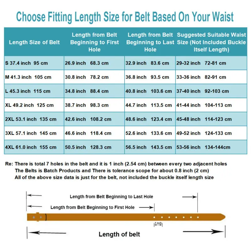 Belt Length Choice 1-014
