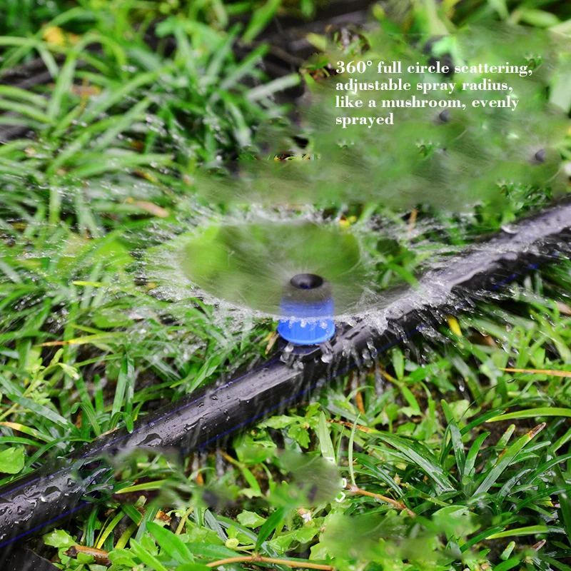 

20PCS 360 Degree Adjustable Garden Sprinkler Drippers for Drip Irrigation Watering The Lawn Watering Nozzles Micro Flow Dripper