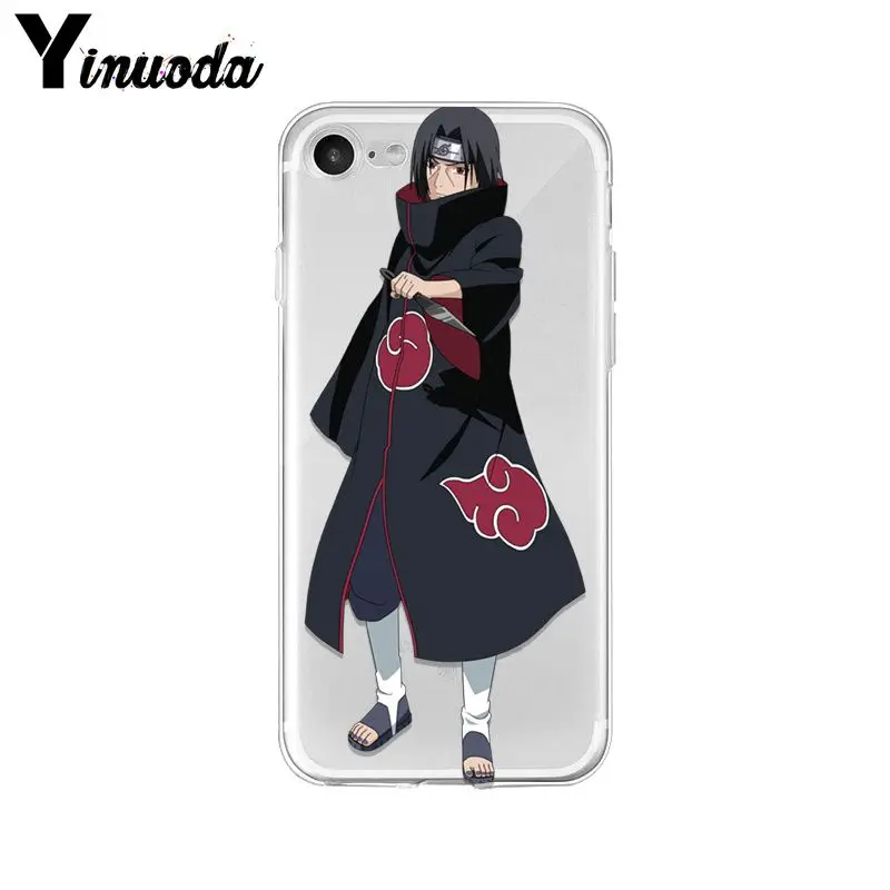 Yinuoda Naruto Akatsuki 2018 цветной чехол для телефона iPhone 8 7 6 6S Plus X XS max 10 5 5S SE XR Coque
