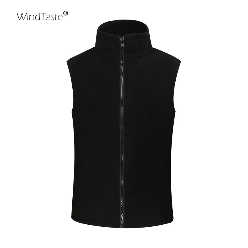 

WindTaste Men's Softshell Fleece Vest Outdoor Autumn Camping Hiking Trekking Hunting Fishing Coats Male Sleeveless Jackets KA019